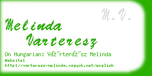 melinda varteresz business card